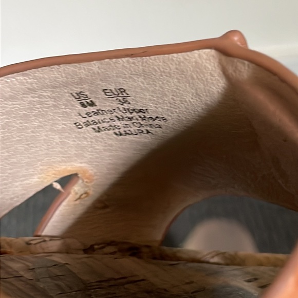 Sam Edelman size 8 leather wedge - Picture 6 of 6